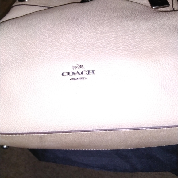 Coach peebled leather bag - Picture 7 of 7